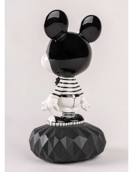 Lladró Scultura Mickey in black and white