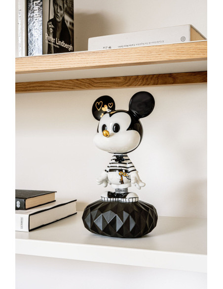 Lladró Scultura Mickey in black and white