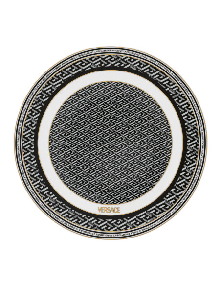 Versace Piatto La Greca Signature Black