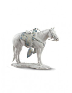 Lladrò White Quarter Horse Sculpture 2