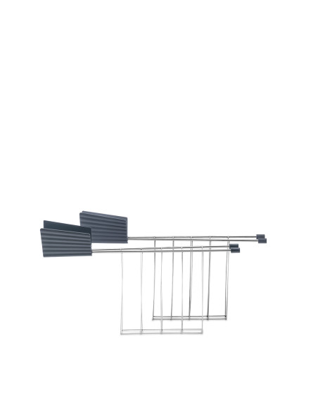 Alessi Set 2 pinze per tostapane Plissé