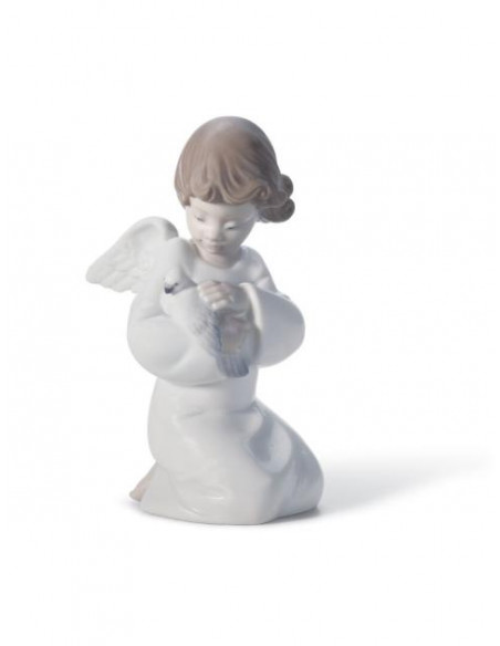 Lladró Loving Protection Angel Statue