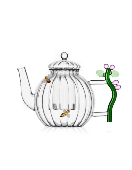 Ichendorf Milano Teiera Ottica Fiore rosa e ape