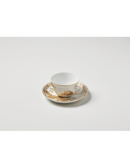 Ginori 1735 Servizio 6 Tè Oriente Italiano Aurum