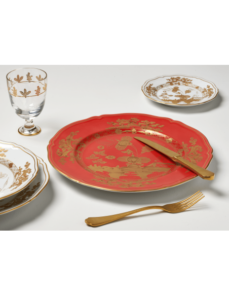 Ginori 1735 Oriente Italiano Rubrum charger plates set of 6