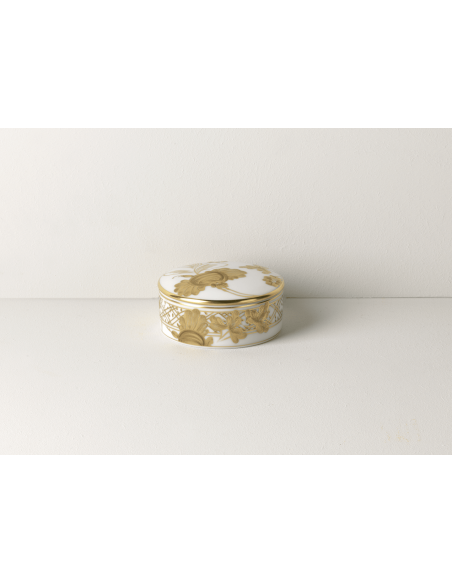 Ginori 1735 Oriente Italiano Aurum small scented stone box