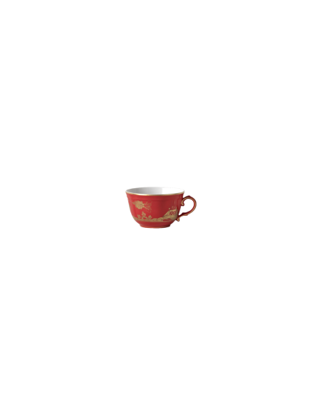 Ginori 1735 Oriente Italiano Rubrum tra cups and saucers set of 6