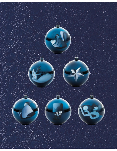Alessi Sfera natalizia Blue Christmas 1