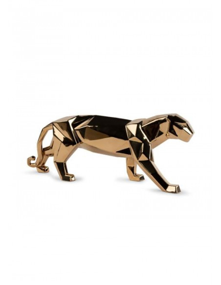 Lladró Statua Pantera. Oro