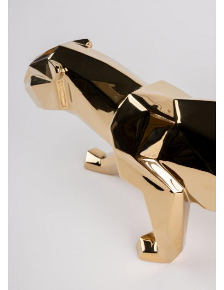 Lladró Statua Pantera. Oro