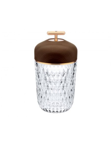 Saint Louis Lampada ricaricabile Folia Dark Wood