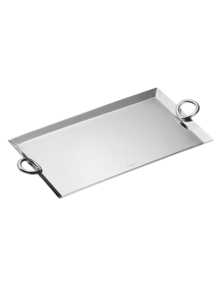 Christofle Vassoio Rettangolare Vertigo 25x14