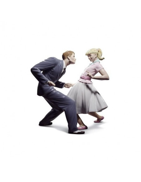 Lladró Let's swing statue - Limited edition