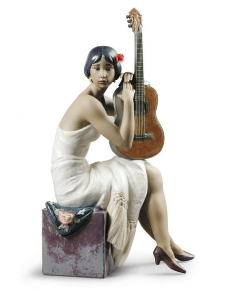 Lladró Statua Suonatrice di flamenco