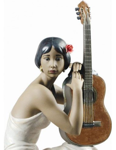 Lladró Statua Suonatrice di flamenco
