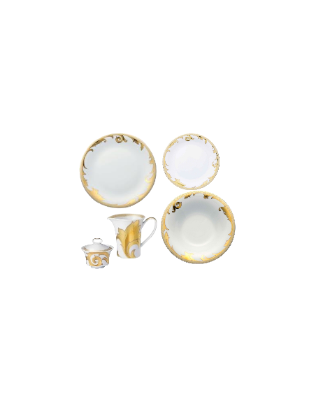 Versace Set 6 pezzi Tavola Arabesque Gold
