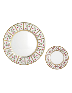 Ancienne Manufacture Royale Set 2 pezzi Tavola Roseraie