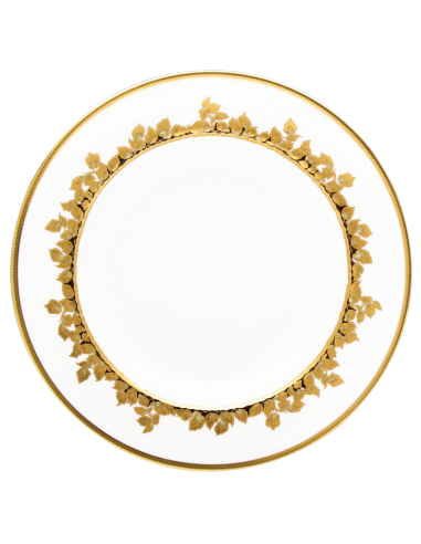 Haviland Piatto piano Feuille d'Or