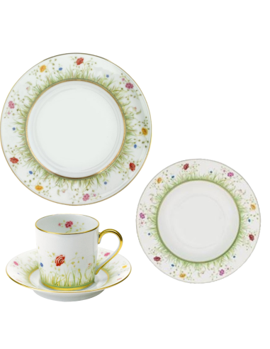 Haviland Set 3 pezzi Tavola Floralis
