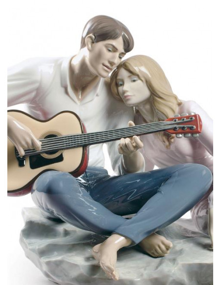 Lladró Couple Our song statue