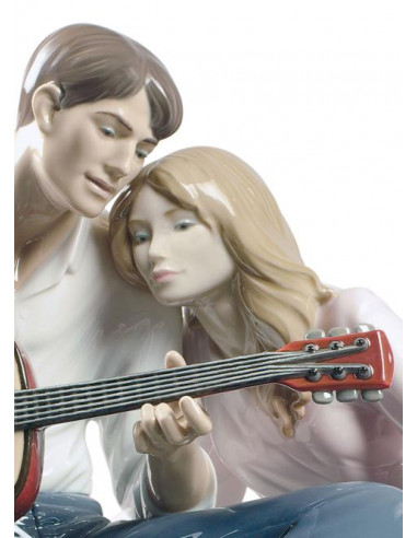 Lladró Couple Our song statue