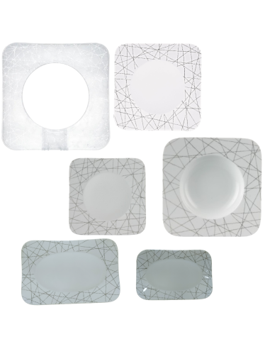 Rosenthal Free Spirit Platinum 6-piece table set