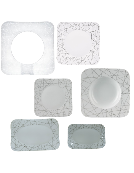Rosenthal Free Spirit Platinum 6-piece table set