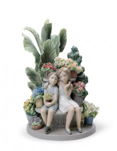 Lladró Statua Bimbi Segreti nel parco - Edizione limitata