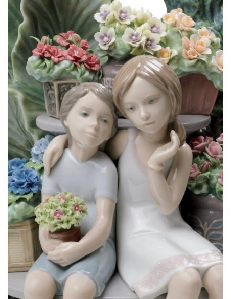 Lladró Statua Bimbi Segreti nel parco - Edizione limitata