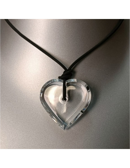 Baccarat Pendant with Heart