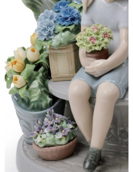 Lladró Statua Bimbi Segreti nel parco - Edizione limitata