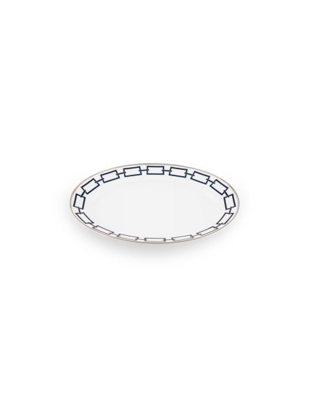 Ginori 1735 Catene sapphire blue oval platter