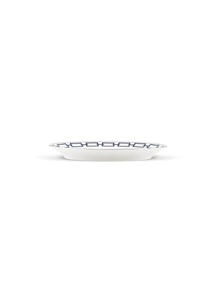 Ginori 1735 Catene sapphire blue oval platter