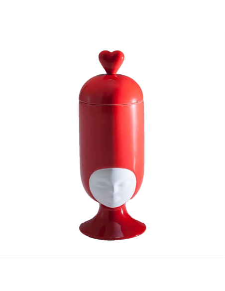 Bosa Vaso Sister Clara con cuore rosso