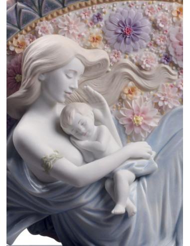 Lladró Blossoming of Life Mother Figurine