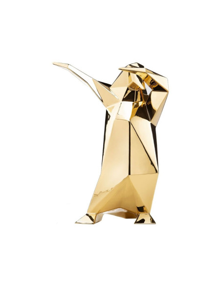 Bosa Scultura Dab Penguin Oro lucido