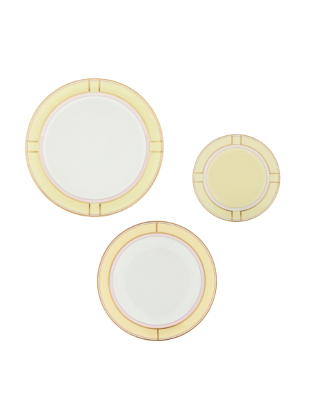 Ginori 1735 Set 18 piatti Diva Giallo