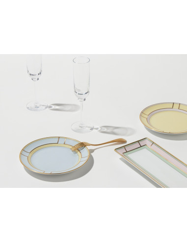 Ginori 1735 Set 18 piatti Diva Celeste