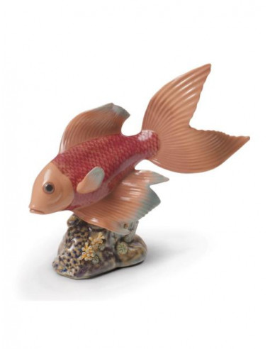 Lladró Fish Calm under the waters statue