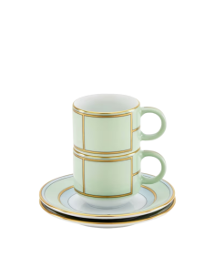 Ginori 1735 Set 6 caffè Diva Verde 2