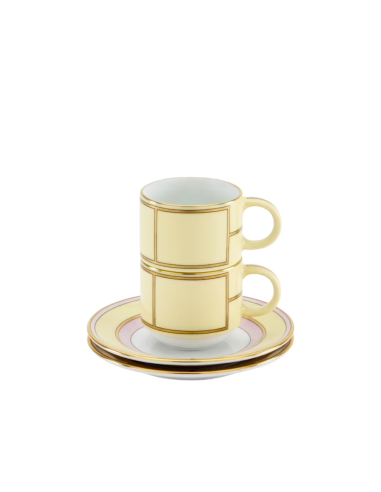 Ginori 1735 Set 6 caffè Diva Giallo