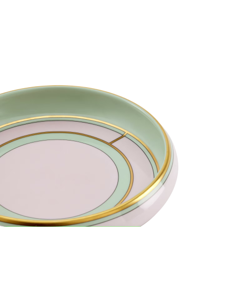 Ginori 1735 Diva pink round change tray
