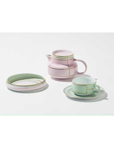 Ginori 1735 Diva pink round change tray