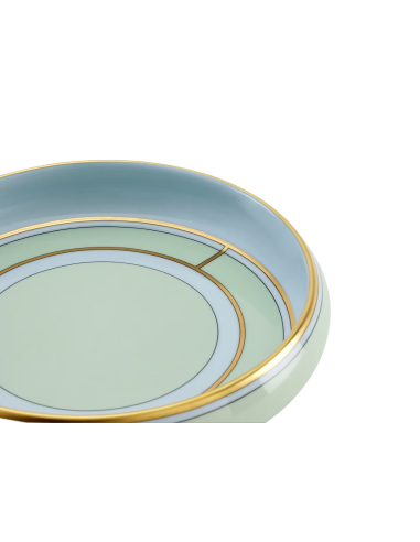 Ginori 1735 Diva green round change tray