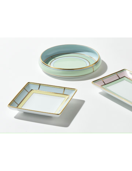 Ginori 1735 Diva green round change tray