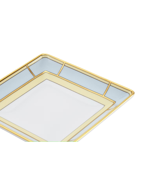 Ginori 1735 Diva square light blue change tray