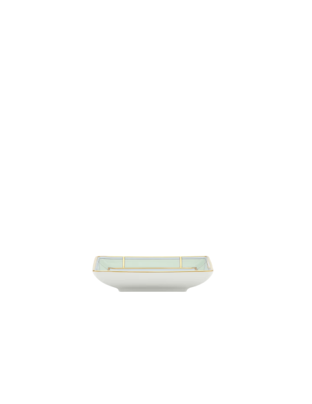 Ginori 1735 Diva green square change tray