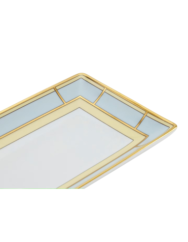 Ginori 1735 Diva light blue rectangular change...
