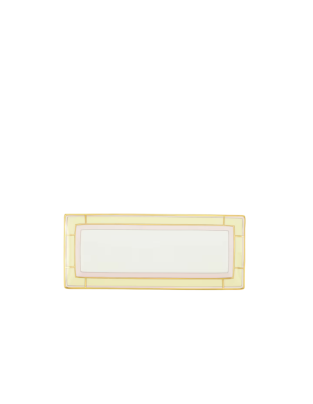Ginori 1735 Diva yellow rectangular change tray