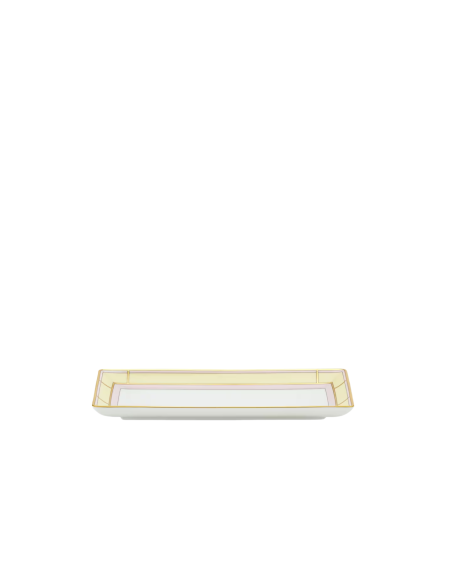 Ginori 1735 Diva yellow rectangular change tray